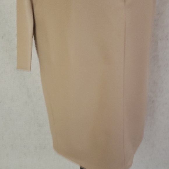 G.I.L.I. Women's Pencil Skirt in Tan - Picture 4 of 5